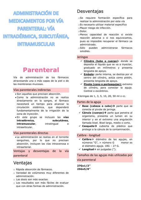 2 ADMINISTRACION DE MEDICAMENTOS POR VIA PARENTERA