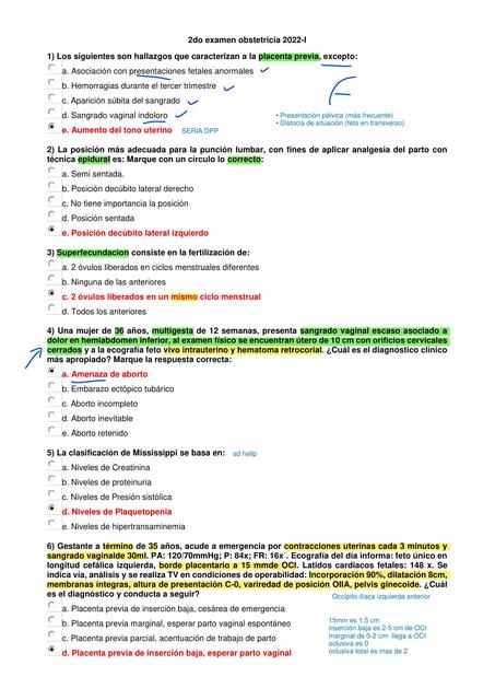 2 SEGUNDO EXAMEN DE OBSTETRICIA