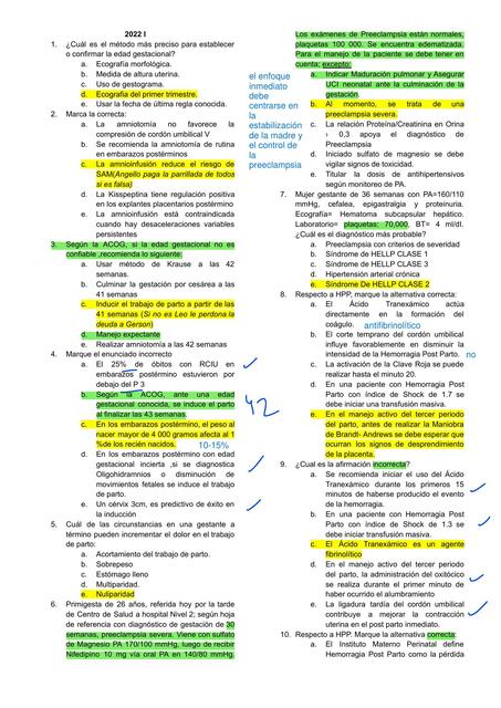 SEGUNDO EXAMEN DE OBSTETRICIA