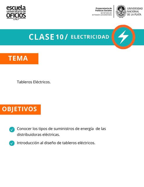 Tableros eléctricos