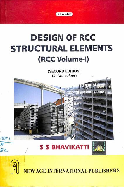 Structural Element Icon Rcc DESIGN OF RCC STRUCTURAL ELEMENT VOLUME I | Rafael Emilio | uDocz