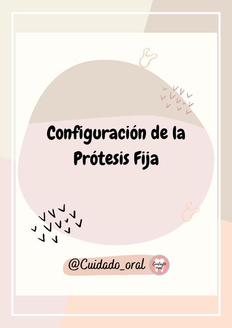 Configuración de la Prótesis Fija