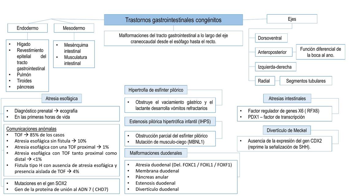 Trastornos gastrointestinales congénitos