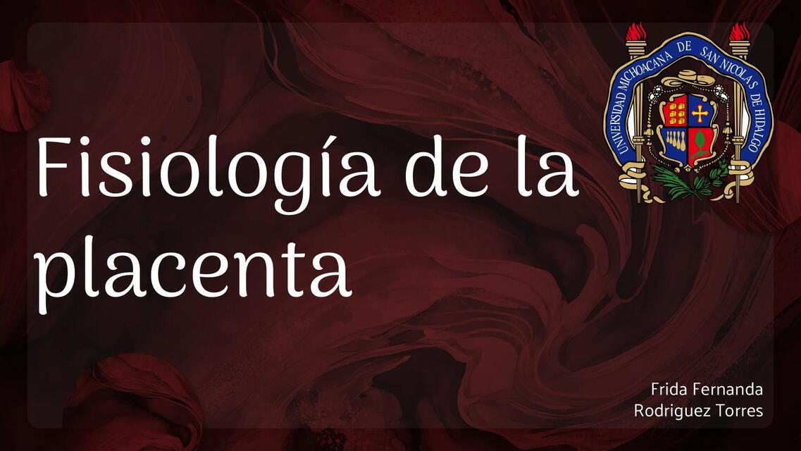 Fisiologia de la placenta