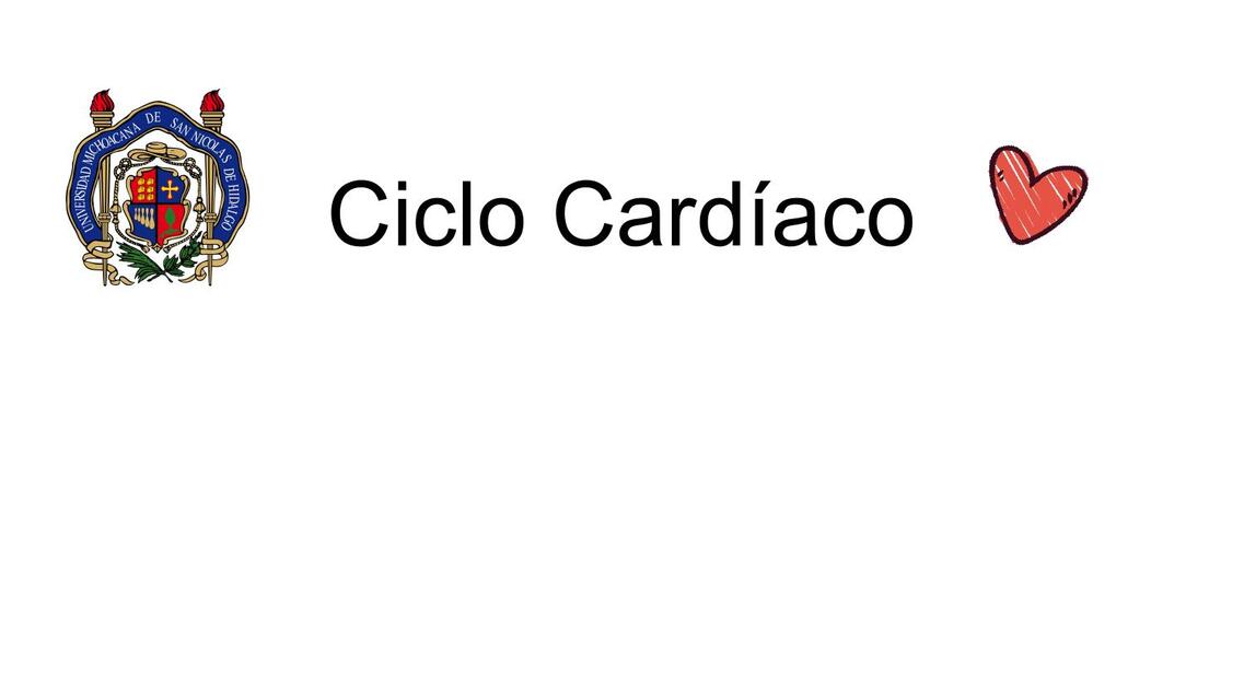 Ciclo cardíaco