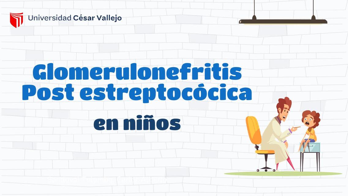 Glomerulonefritis post estreptocócica en Pediatria | Angélica | uDocz