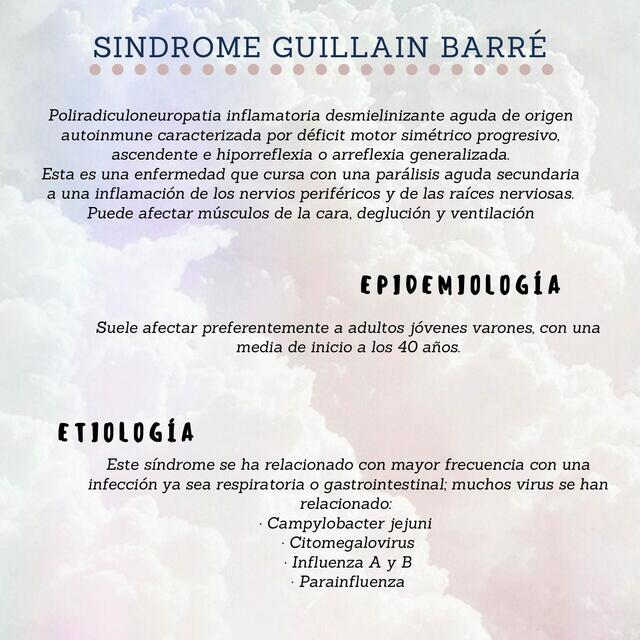 Síndrome Guillain Barré