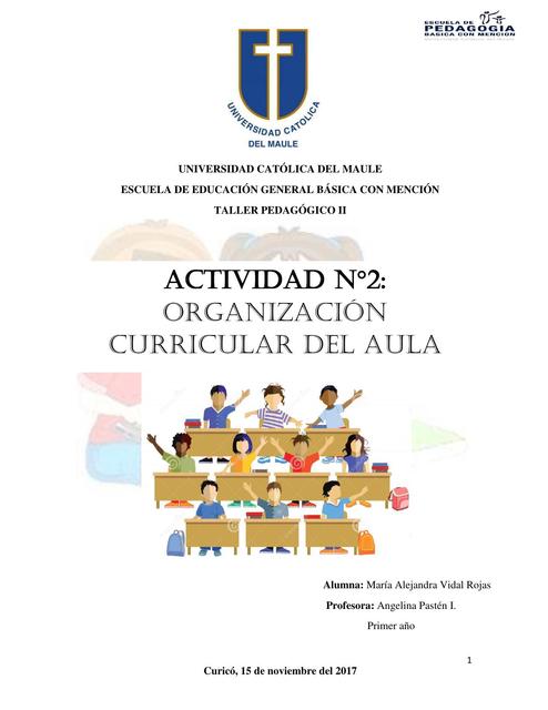 Organización curricular del aula