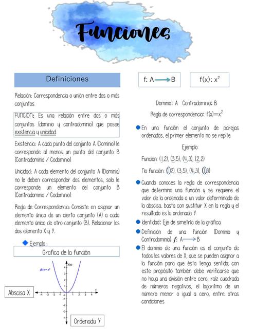 Funciones Matemáticas