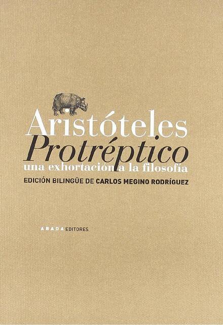 Aristoteles Protréptico incompleto pp 48 119 | Asistente | uDocz