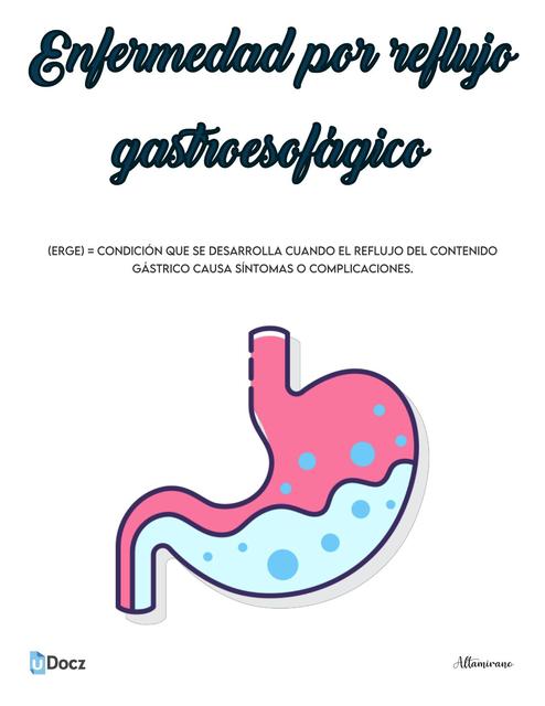 Enfermedad Por Reflujo Gastroesofágico Altamirano Md Udocz