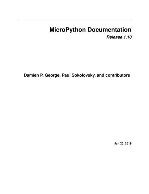 Micropython 