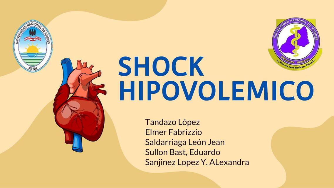 Flashcards de 8 Shock hipovolémico | Por XXVIII JCRN | uDocz