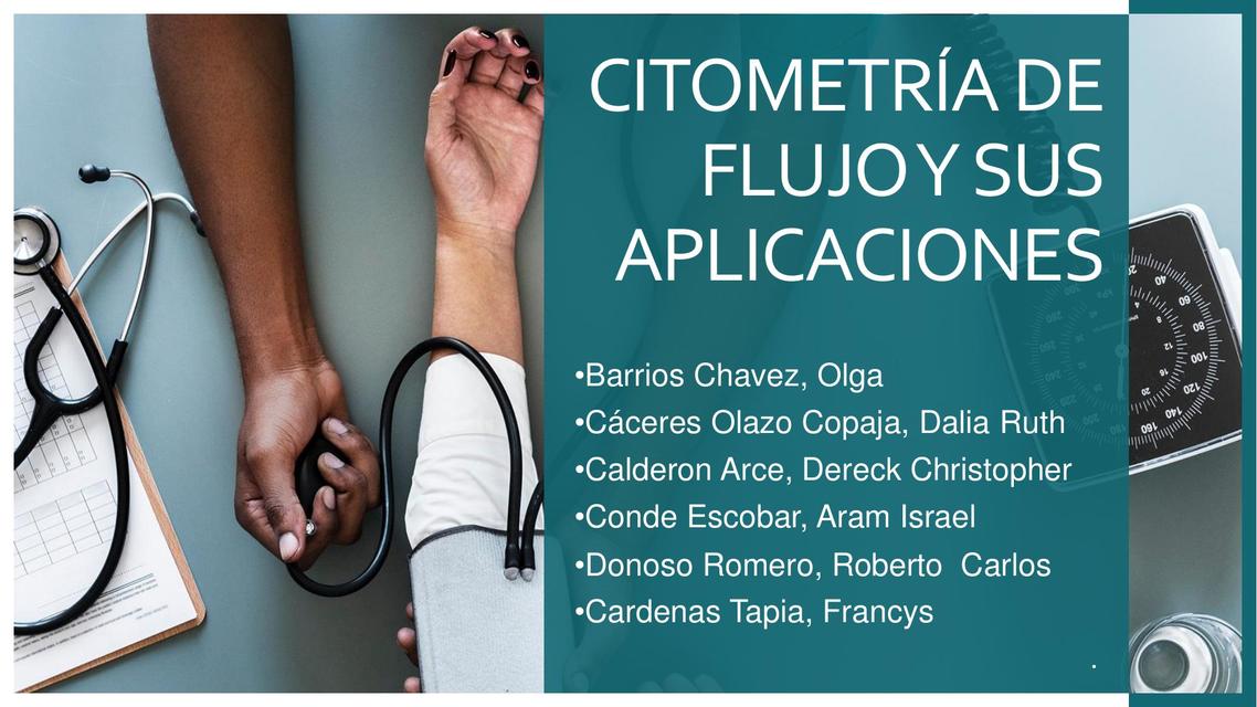 Citometría de flujo y sus aplicaciones