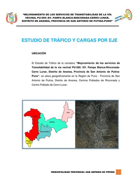 Estudio de Trafico y Cargas Por Eje