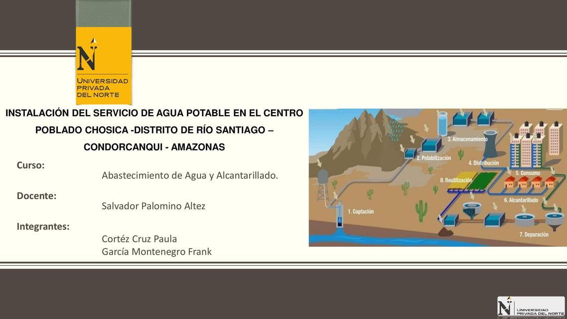 Flashcards de Instalación del servicio de agua potable en el centro ...