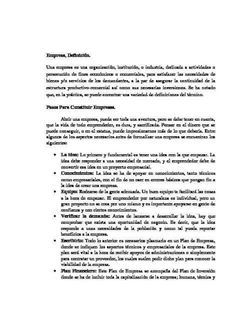 Creacion De Empresas.Docx