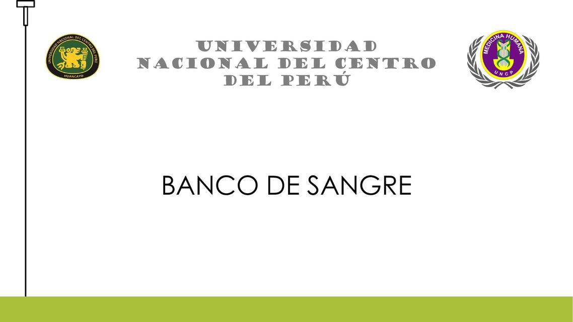 Banco de Sangre 