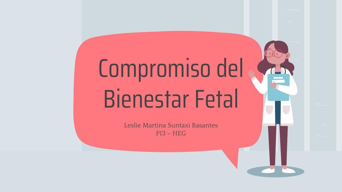 Compromiso del Bienestar Fetal