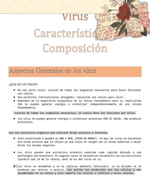 Aspectos Generales de los Virus 