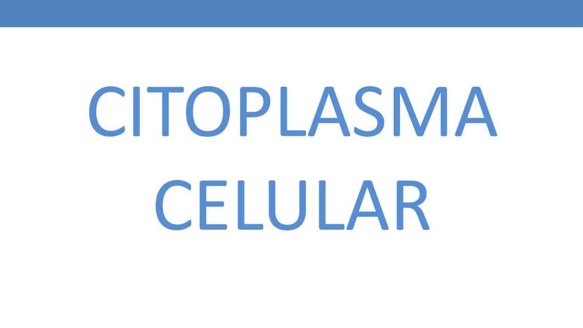 Citoplasma Celular