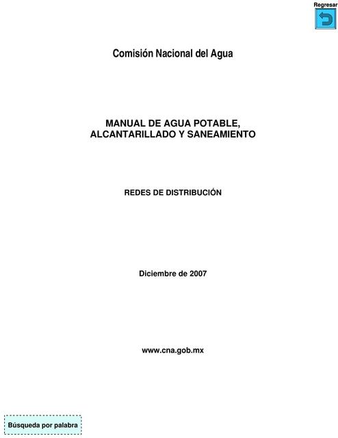 Redes de distribución de Agua Potable