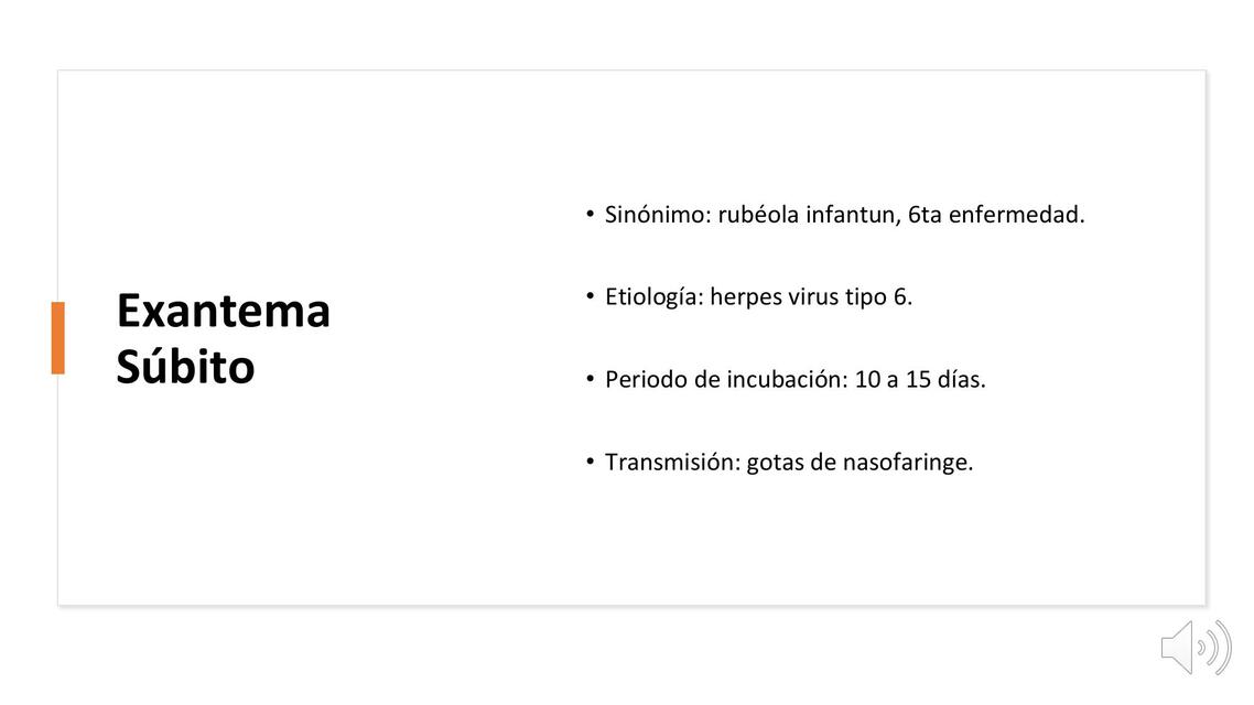 Exantema Subito Dra Batista Udocz