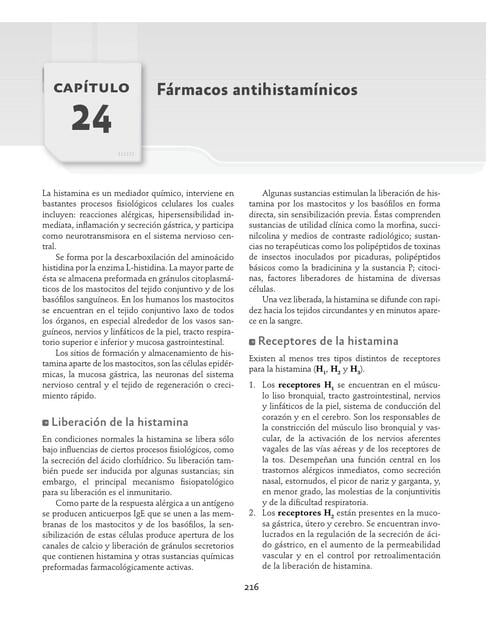 Farmacoterapia de la inflamación, fiebre y alergias | Isamara | uDocz