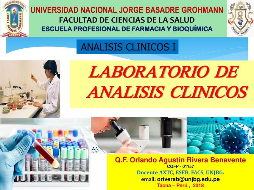 1 INTRODUCCION DE ANALISIS CLINICOS | Luis Alonso | uDocz