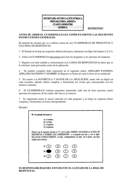 Química (guías prepa abierta plan 33 materias)