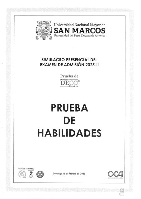 Simulacro area d | Juan | uDocz