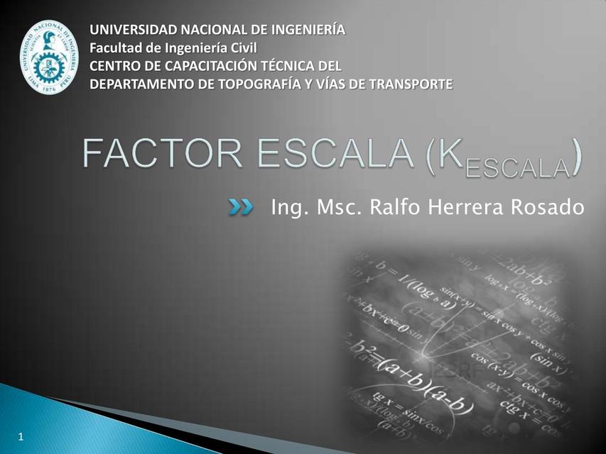 Factor Escala