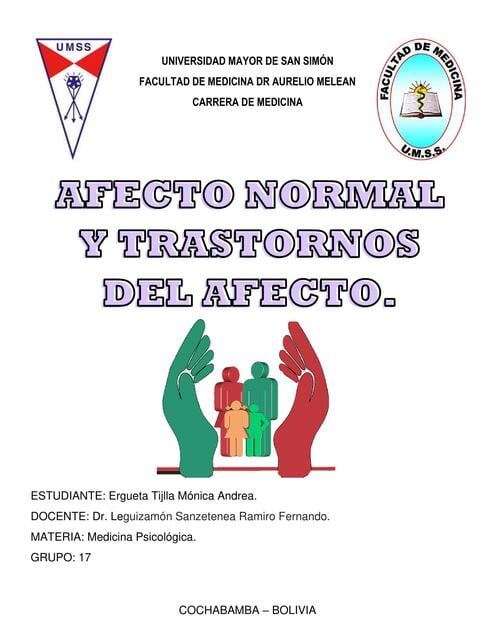 Afecto normal y trastornos | Andrea Ergueta | uDocz