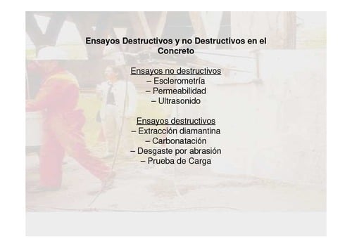 Ensayos Destructivos Y No Destructivos Del Concreto | Fernando LC | uDocz