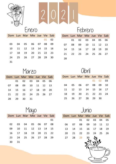 Calendario 2021