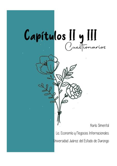 Cuestionario II Y III Manual De Introducci n Al Derecho Mercantil