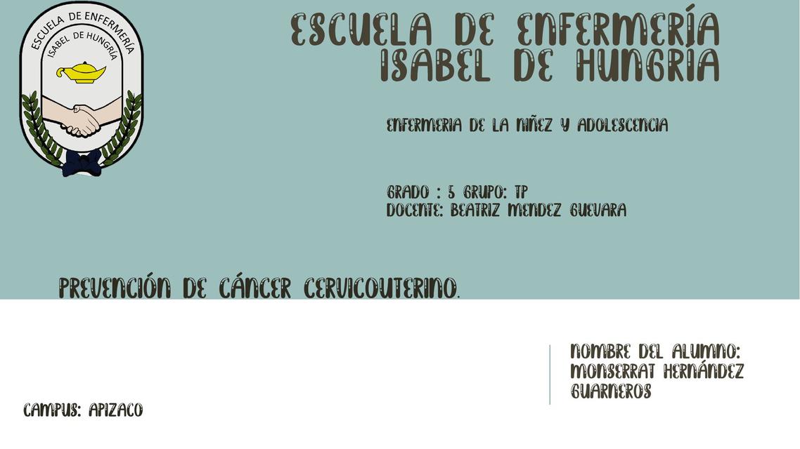 Prevencion de cancer cervicouterino