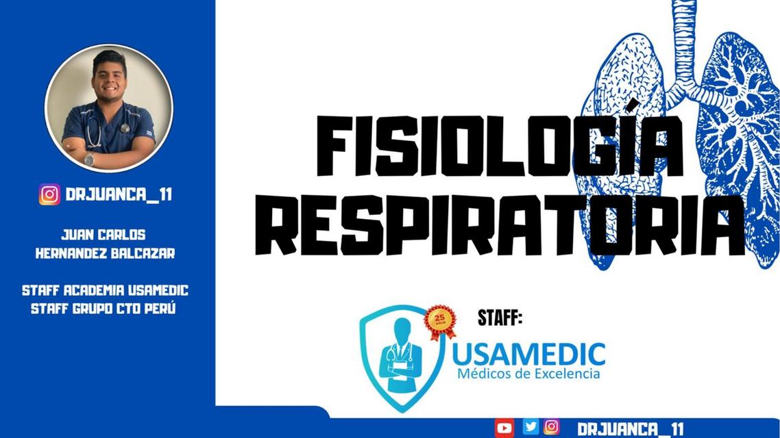 Fisiología respiratoria. Parte II