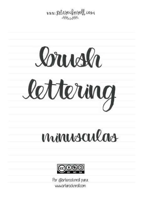 Lettering Minusculas