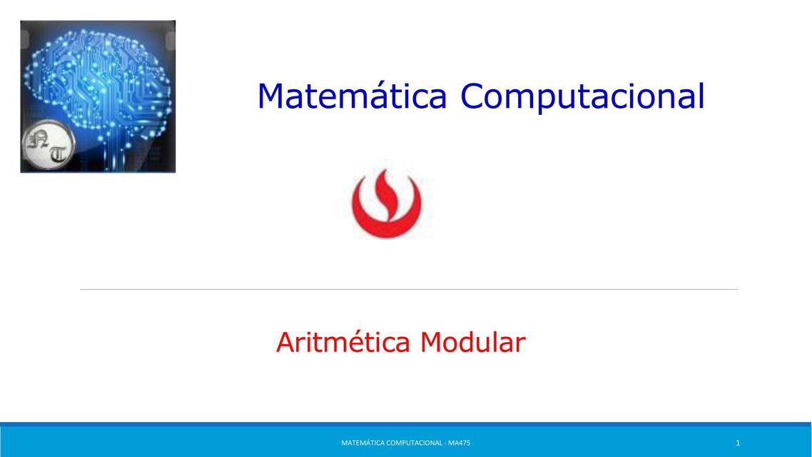 Exposición Aritmética Modular