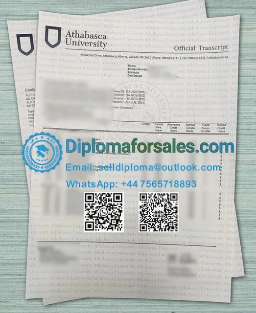 Athabasca University Transcript, 高仿阿萨巴斯卡大学成绩单 | degree | uDocz
