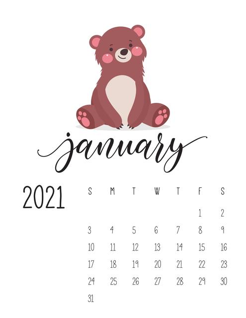 Calendar 2021