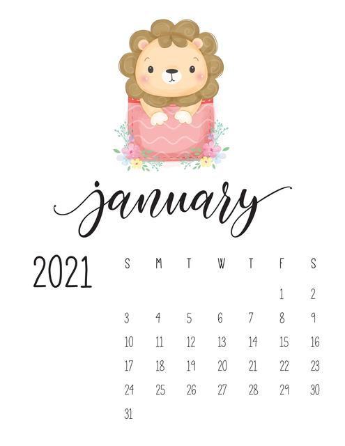 Calendar 2021