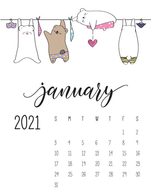 Calendar 2021