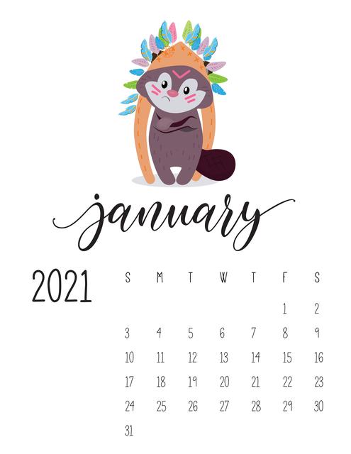 Calendar 2021