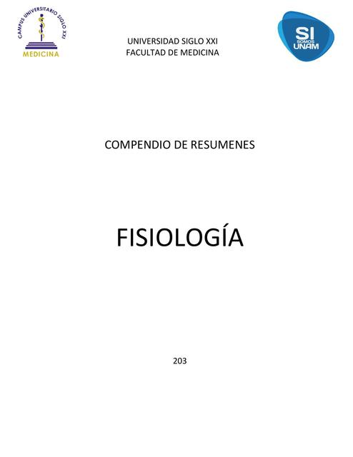 Compendio de Fisiología