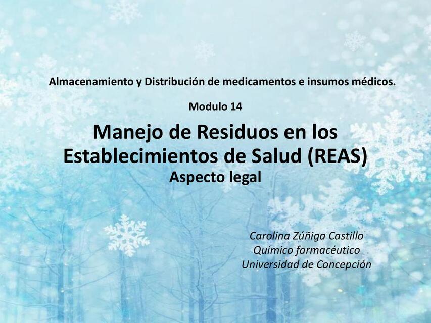 mod 14 Manejo de REAS aspecto Legal | Mario | uDocz