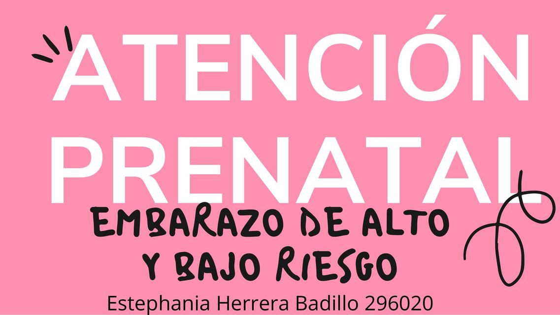  control prenatal