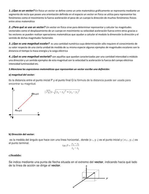 Vectores