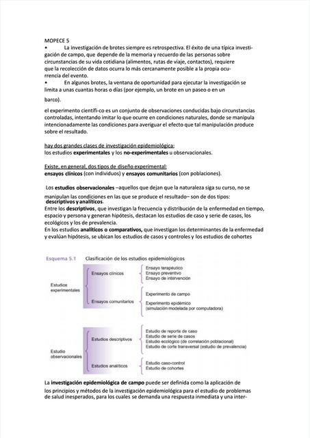 Investigación Epidemiológica